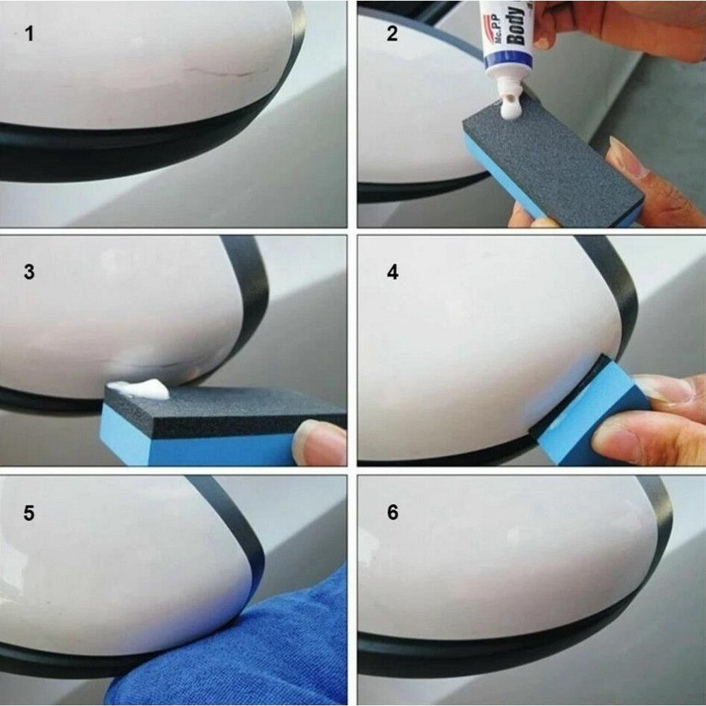 10Pcs Car Polish Scratch Remover Get Paint Scuff Touch Repair Sponge Brush Kit