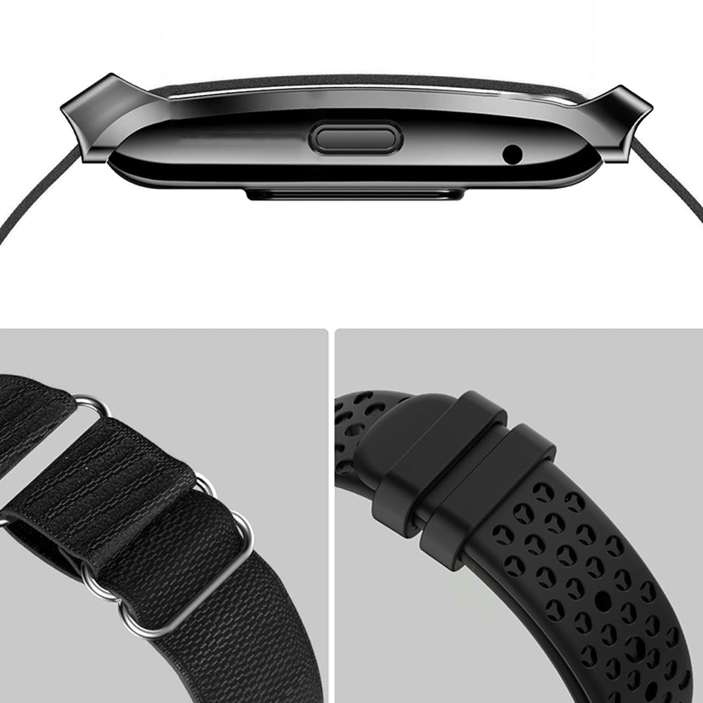 Screenless Fitness Tracker with 2 Straps Waterproof Smart Watch - Black
