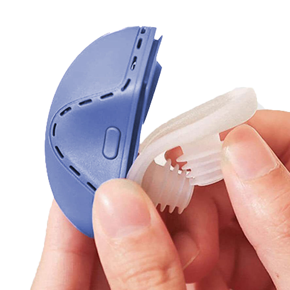 Anti Snoring Devices Electric Mini Noise Solution Sleep Stop Snore Aid Stopper for Men Women -Blue