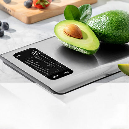 Kitchen Food Scale with Nutritional Calculator and 19 Neutrons Tracking