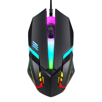 Wired Gaming Keyboard and Mouse Set with RGB Backlight