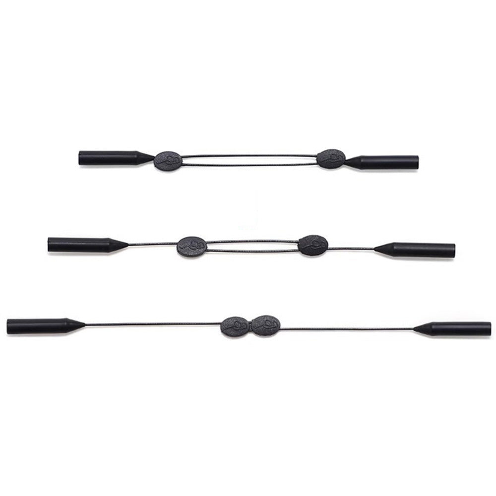 3Pcs Adjustable Glasses Strap Silicone Anti-Slip Eyewear Retainer Cord