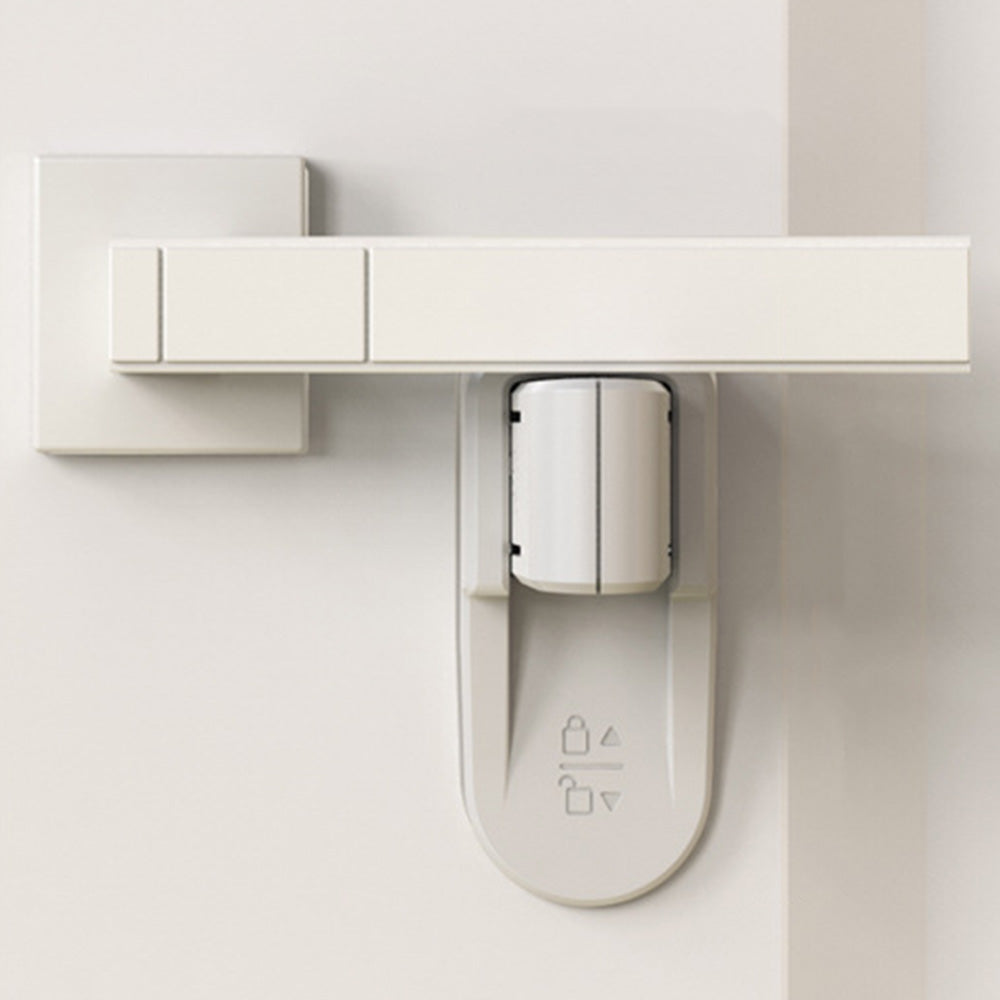 2Pcs Easy-to-Install Lever Lock Adhesive Secure Latch for Pets