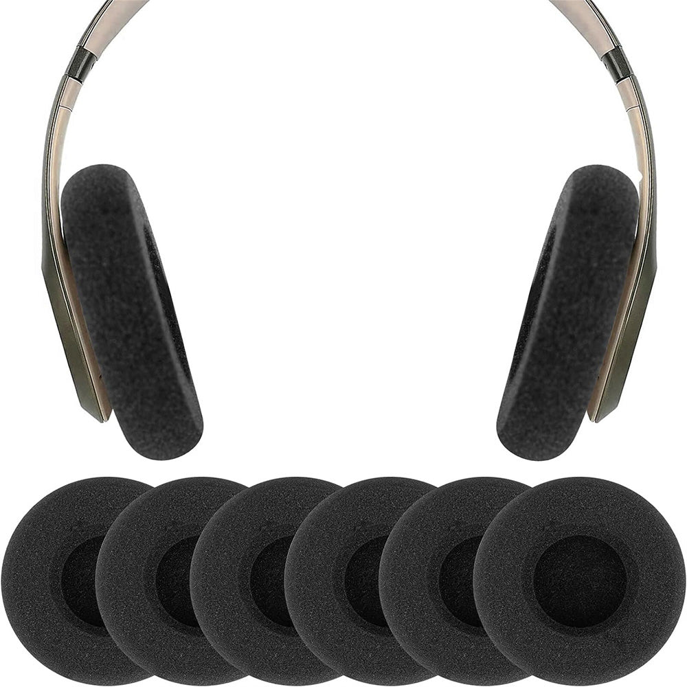 10 PCS Replacement Ear Pads Foam Cushion Covers for Headphones Headset Ear Cushions Universal Round Ear Covers