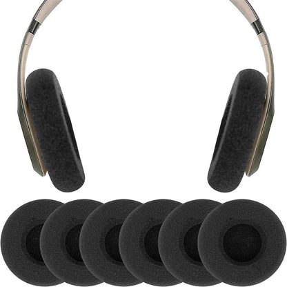 10 PCS Replacement Ear Pads Foam Cushion Covers for Headphones Headset Ear Cushions Universal Round Ear Covers