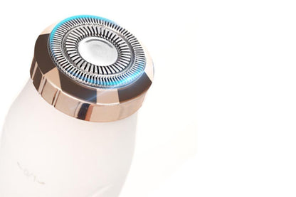 3-in-1 Bikini Electric Trimmer Painless Body Shaver Cordless Facial Hair Remover -White