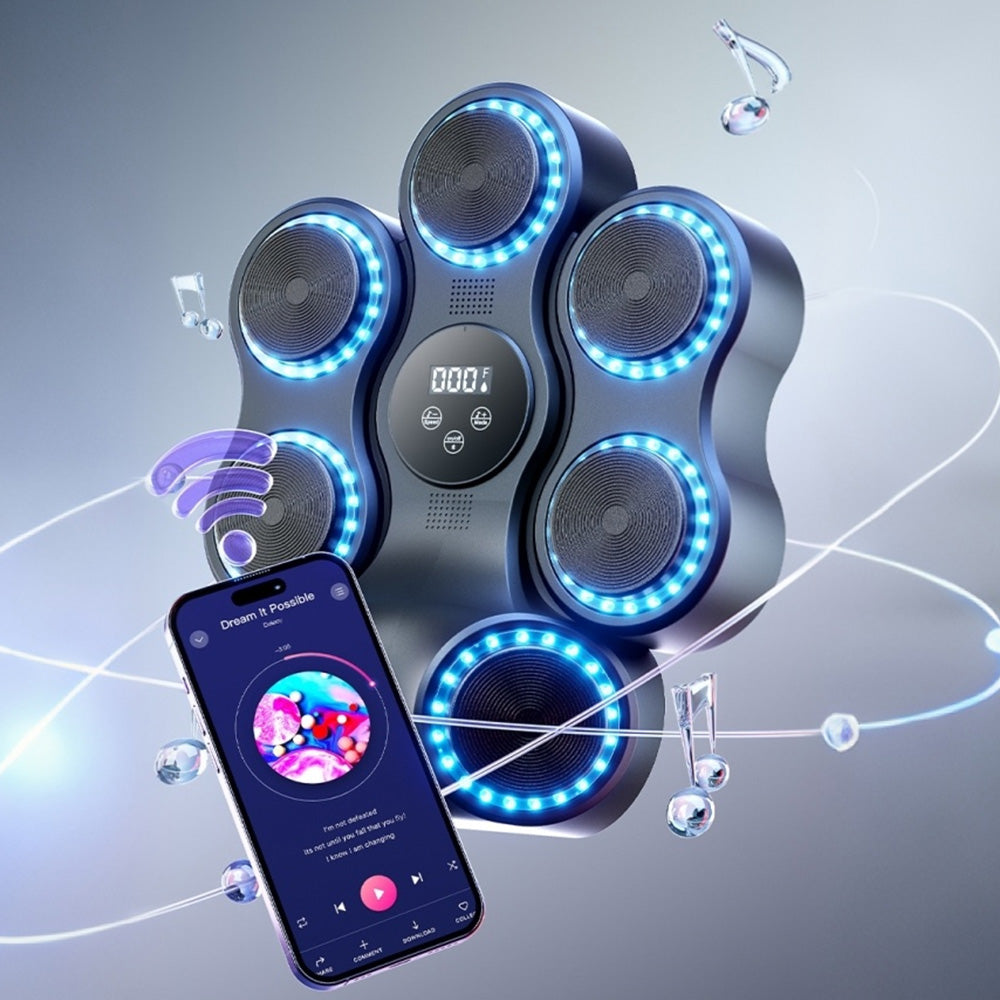 Wall Mounted Music Boxing Machine Punching Trainer