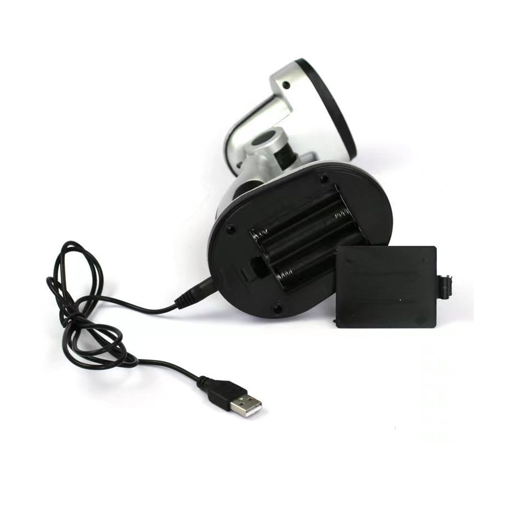 12 LEDs Desk Lamp Portable Battery Operated Reading USB Powered Work Table Light