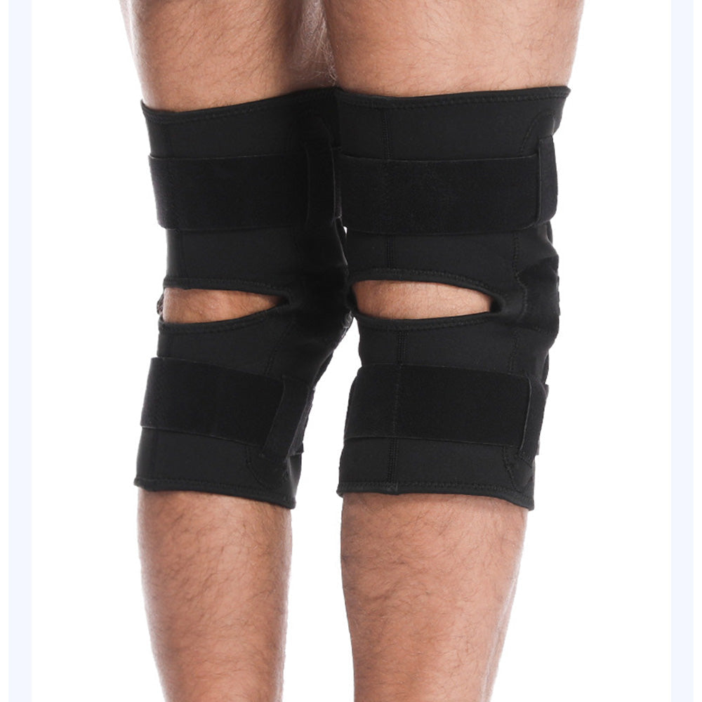 Adjustable Knee Brace with Spring Support for Sports & Patellar Stability