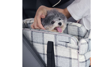 Pet Car Seat Console Dog Booster Pet Supplies for Outdoor On Car Armrest-Style 2