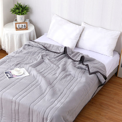 200 x 150cm Summer Blanket Washable Air-Conditioning Quilt Light Grey
