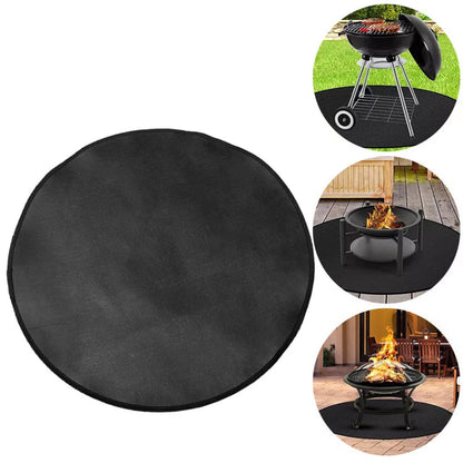 BBQ Fire-Resistant Mat Grill Splatter Rug Heat Resistant Floor Protection Carpet