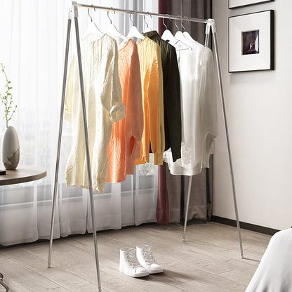 Portable Travel Telescopic Garment Rack Folding Clothes Rack