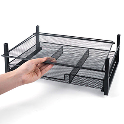 Desk Organizer Computer Monitor Stand Riser with Drawer and Pen Holders