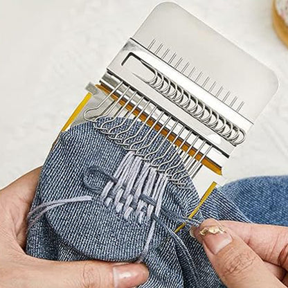 Mini DIY Darning Weaving Loom Kit for Clothes Repair
