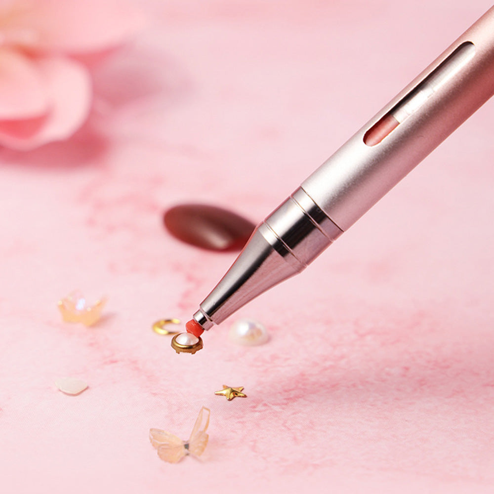 Dual Tip Rhinestone Painting Pen with Corrector and Viewing Window