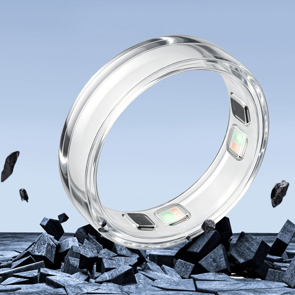 10Pcs Smart Ring Cover Ultra-Thin Silicone Protector Case for Oura Ring 5 Size S