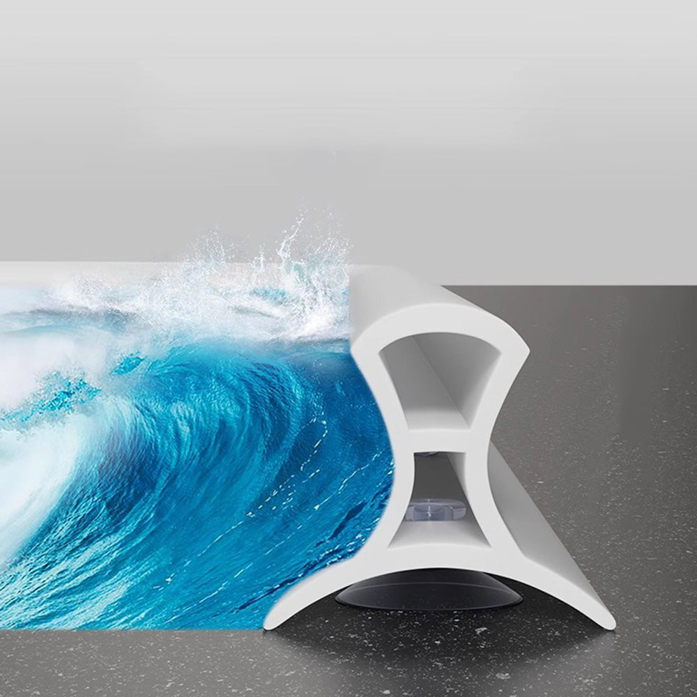 Silicone Suction Cup Shower Water Dam with Suction Cups