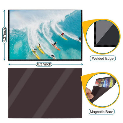 Magnetic Picture Frame for Refrigerator Photo Magnets Sleeves