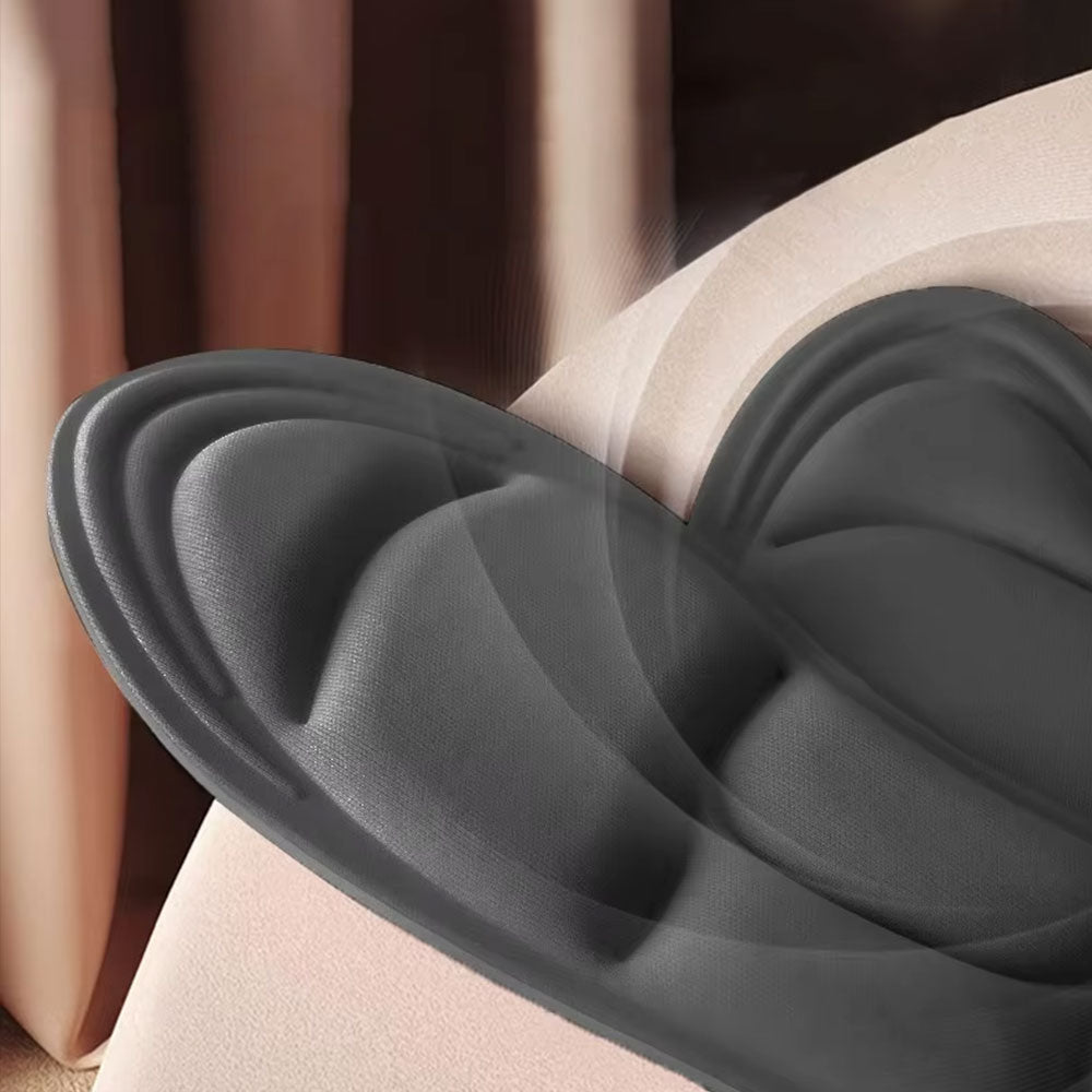 2 Pairs of Unisex 5D Memory Foam Insoles Air Cushion Heel Foot Shoe Pads
