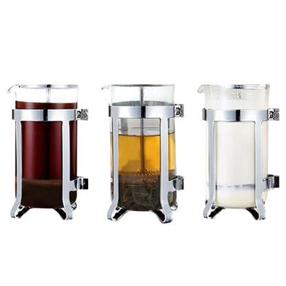 Plunger Press Tea Coffee Maker French Style Coffee Glass Pot with Filter