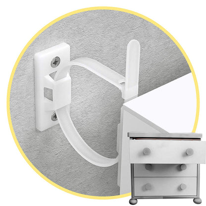 6 Pack of Anti-Tip Furniture Strap for Child Safety