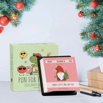 Funny Pun Calendar Humor Christmas Gift for Friends Family Coworkers