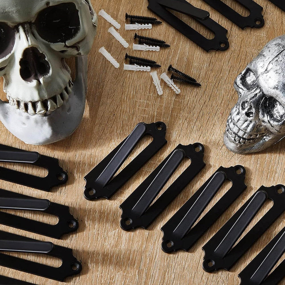 6Pcs Wall Mount Bracket Hangers Skull Hanger for Deer Elk Mule Antelope Coyote Head Decor