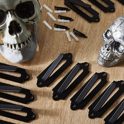 6Pcs Wall Mount Bracket Hangers Skull Hanger for Deer Elk Mule Antelope Coyote Head Decor