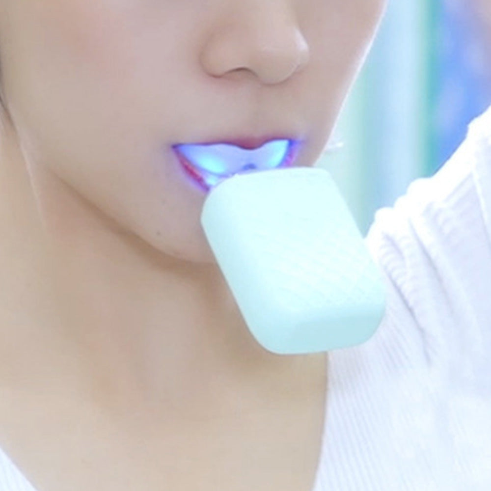 U-Shaped Automatic Electric Toothbrush ¨C With Built-In Sanitizing Cup White