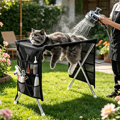 Pet Grooming Hammock Bed Dog Nail Cutting Hammock - Black