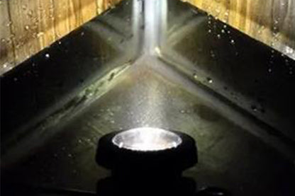 2Pcs 6 LED Solar Spot Light Outdoor Garden Landscape Pool Yard Lawn Patio Lamp-White