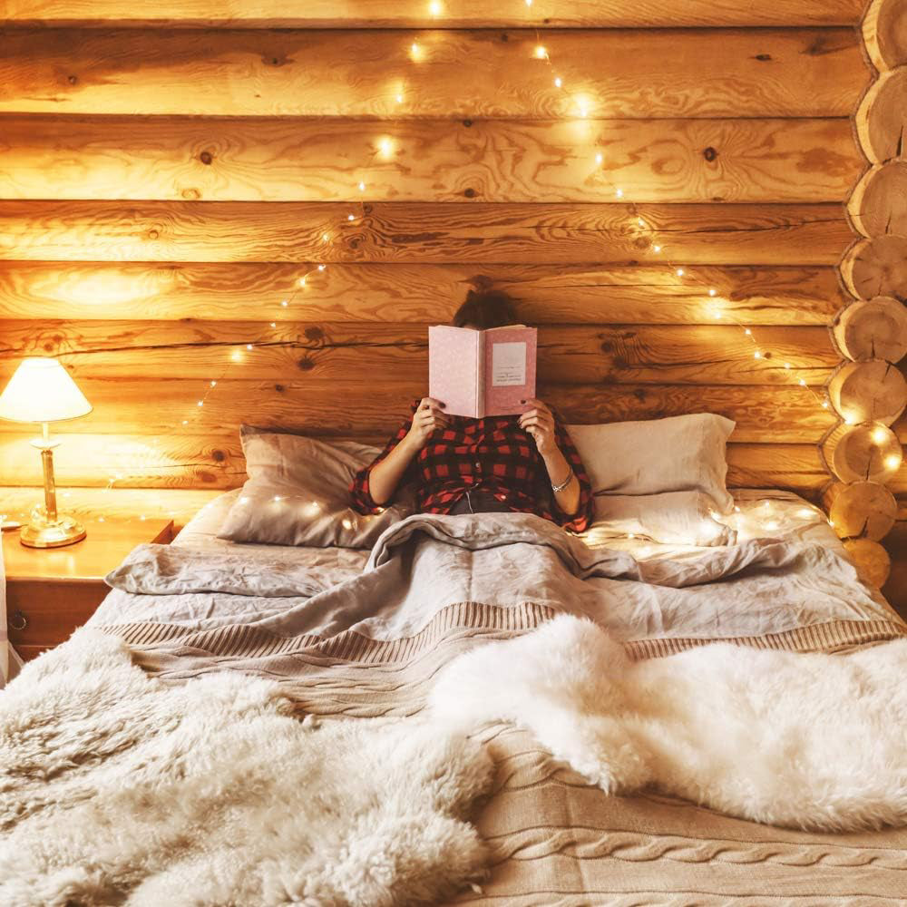 20m LED String Lights USB Powered 200 LEDs Copper Wire String Lights-Warm White