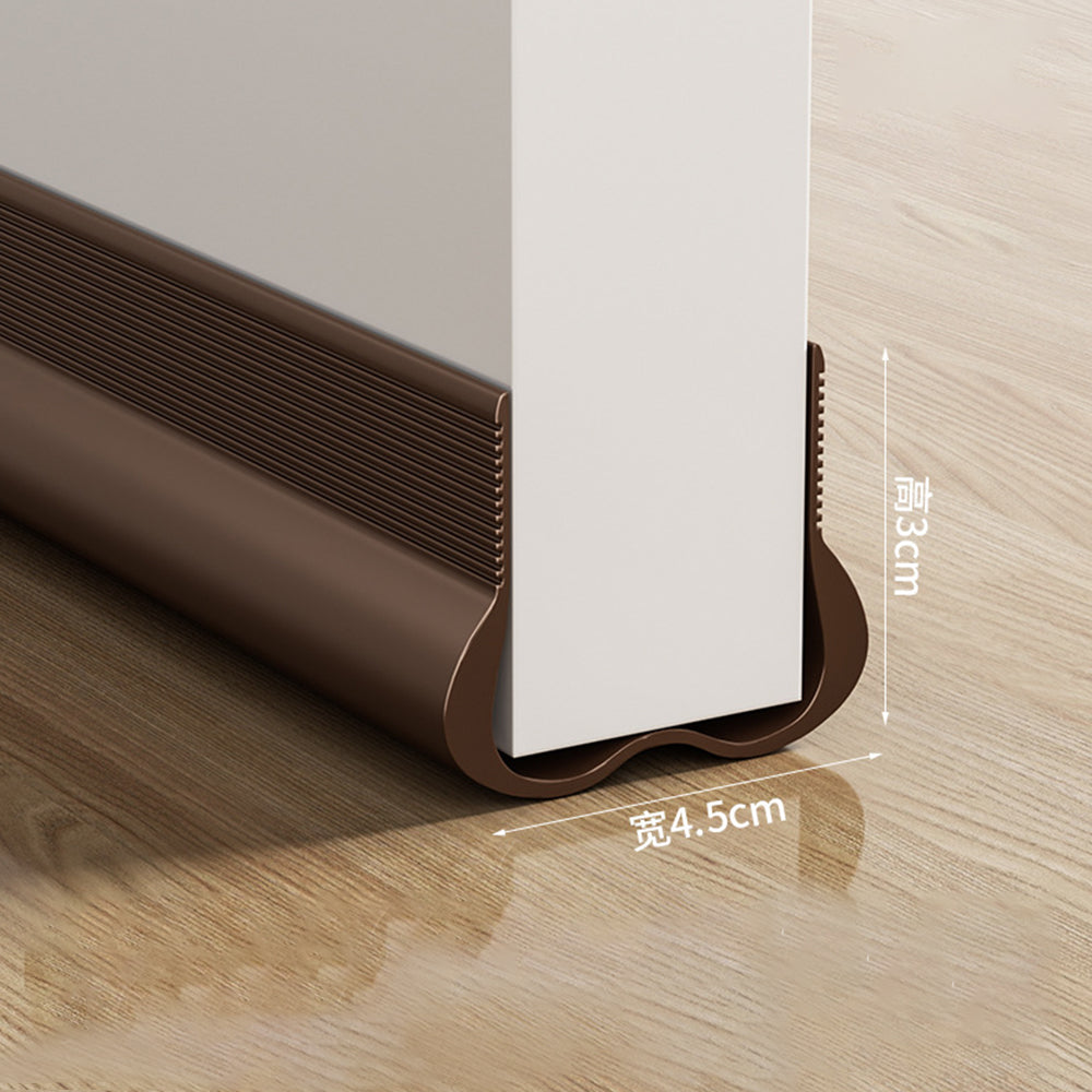 Door Draft Stopper Under Door Draft Blocker Noise Cold Air Draft Guard Door Gap Sealing Brown