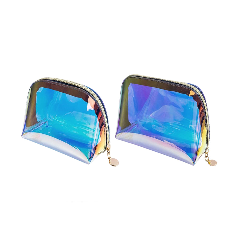 2 Piece Laser Cosmetic Bags Portable Travel Bag