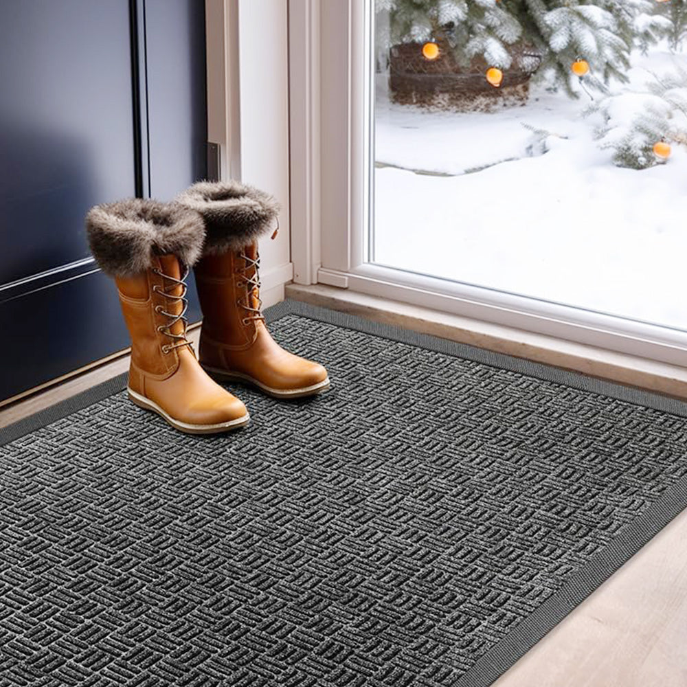 45 x 75 cm Non-Slip Door Mat Entrance Mat-Grey