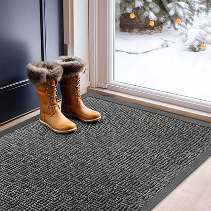 45 x 75 cm Non-Slip Door Mat Entrance Mat-Grey