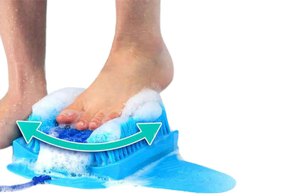 Foot Massager Scrubber Bath Brush Cleaner Exfoliating Feet Washer Shower Spa Scrub