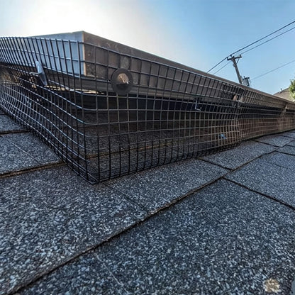 PVC Coated Wire Mesh Bird and Rodent Barrier for Solar Panels