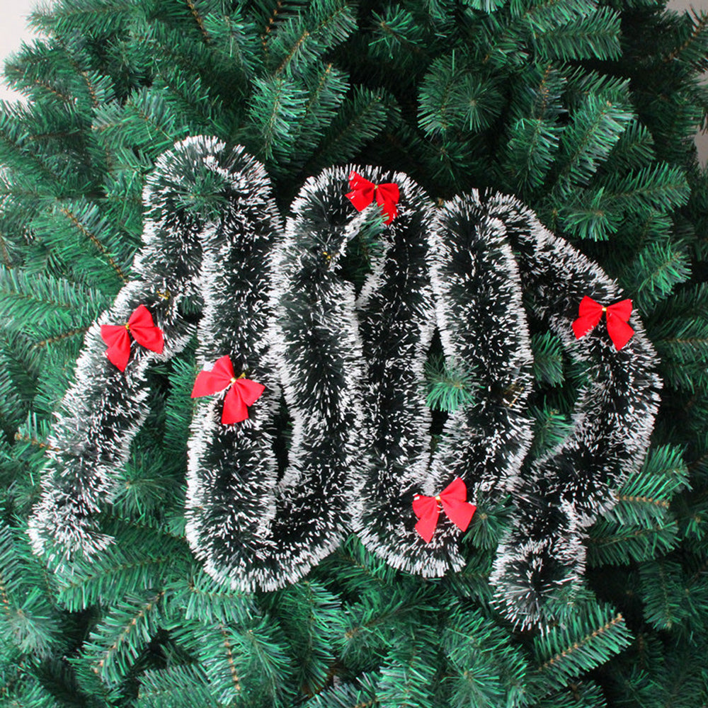 5 Pack 2m Christmas Garland Green Christmas Tinsel Decoration