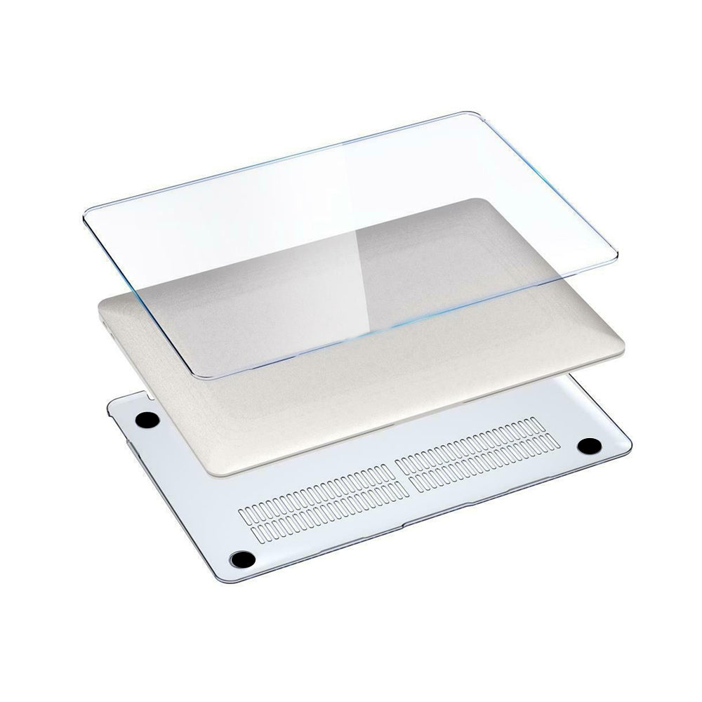 For MacBook Pro 14 Clear Protective Case Set Laptop Plastic Hard Shell and Keyboard Cover