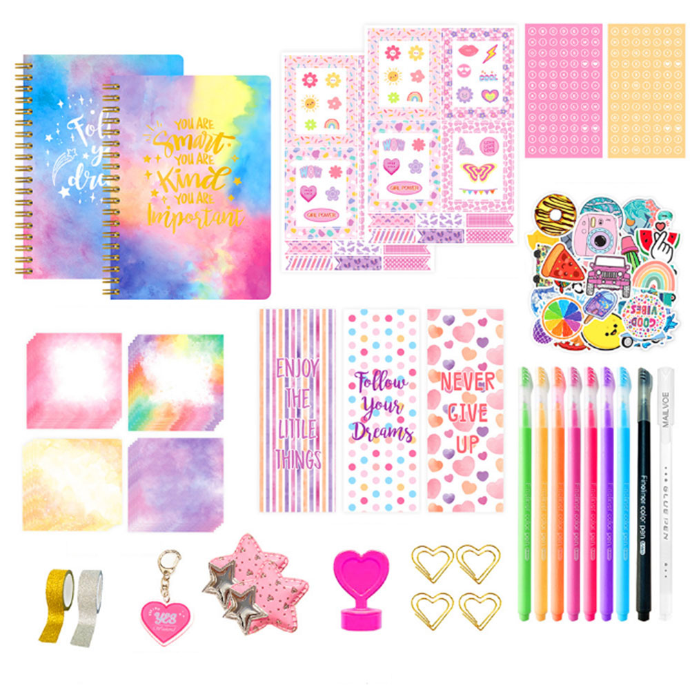 DIY Journal Kit for Girls Scrapbook Diary Supplies Art Crafts Set