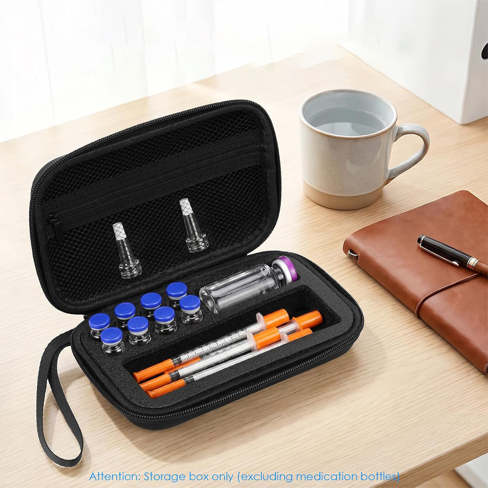 Insulin Vial Storage Organizer Case for 3ml 30ml Syringes