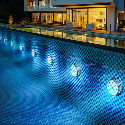 13 LED APP Controlled IP68 RGB Submersible Pool Pond Light
