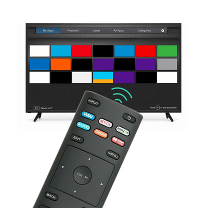 Replacement Remote Control for Vizio TV XRT 136 Compatible with D M P E Series