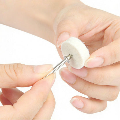 129 Piece Wool Buffing Wheel and Mounted Polishing Point Kit