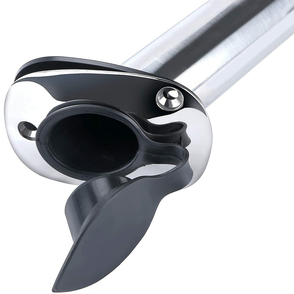 2Pcs Stainless Steel Fishing Rod Holder 30 Degree Flush Mount for Boat