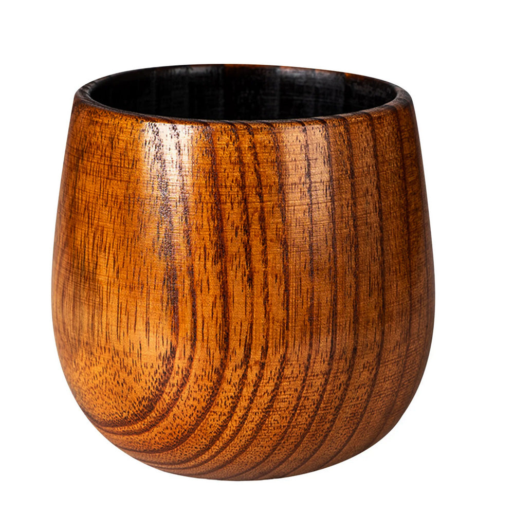 2PCS Wooden Bourbon Drinking Glass Whiskey Tumbler Bourbon Gifts For Men