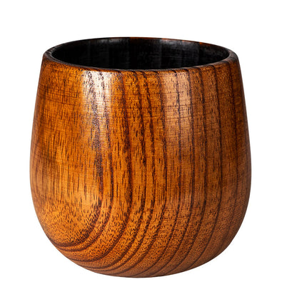 2PCS Wooden Bourbon Drinking Glass Whiskey Tumbler Bourbon Gifts For Men