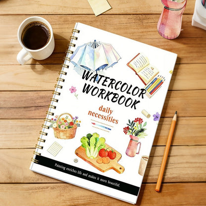 Watercolor Paper Workbook for Adults